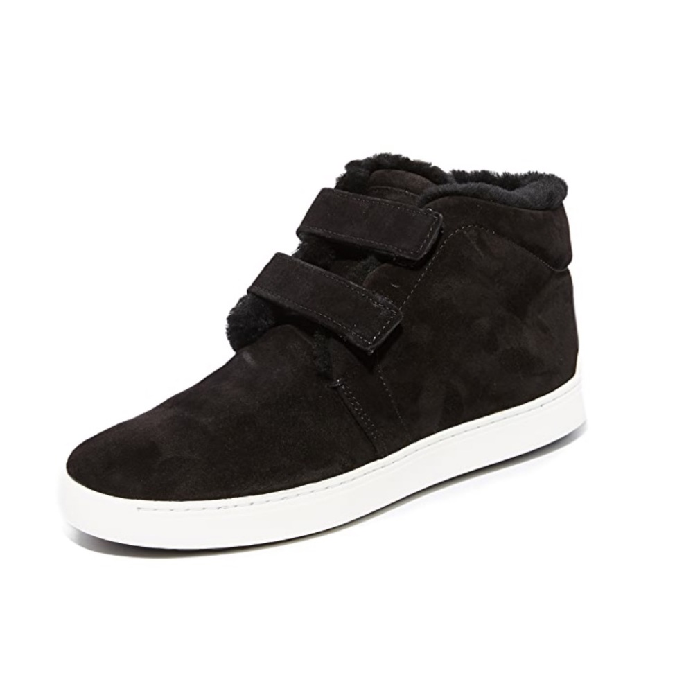 Rag & Bone Kent Desert Shearling Sneakers, Size 35